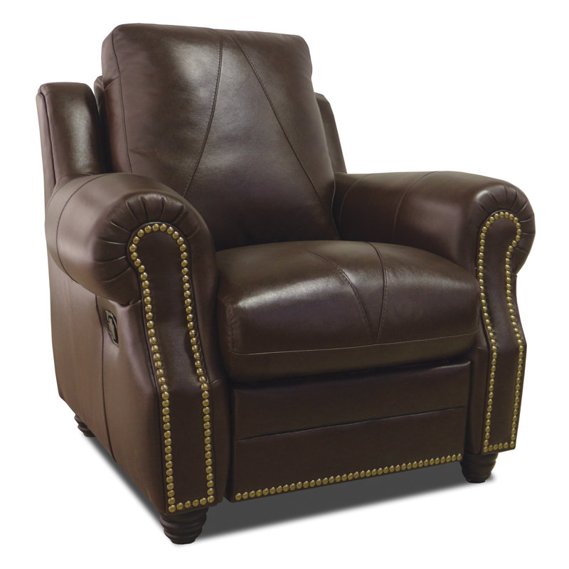 Red Barrel Studio Priddy Leather Power Wall Hugger Recliner Wayfair